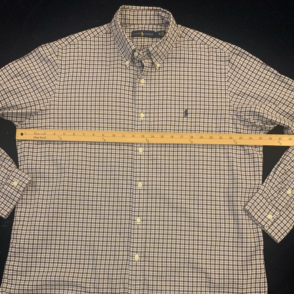 RALPH LAUREN LS All Cotton Tattersall Shirt - Picture 5 of 7